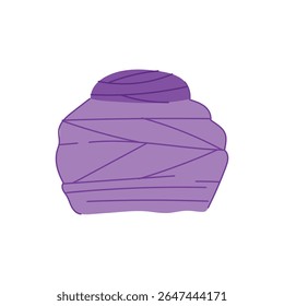 burqa oriental headdress cartoon. dupatta chador, pagri kippah, tichel mantilla burqa oriental headdress sign. isolated symbol vector illustration
