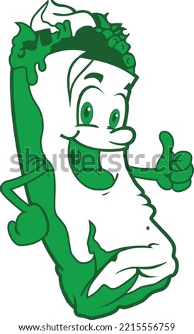 Burrito Clipart (Editable file) - Vector Illustration