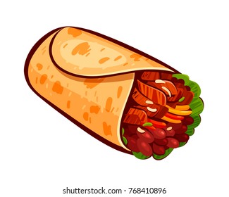 5,317 Burrito cartoon Images, Stock Photos & Vectors | Shutterstock