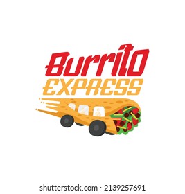 Burrito Express Restaurant Logo Design
