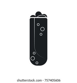 burrito icon flat black