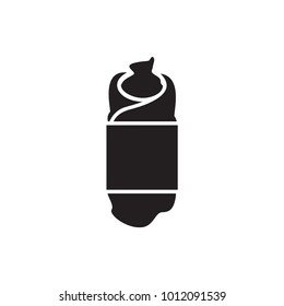 burrito icon illustration isolated vector sign symbol