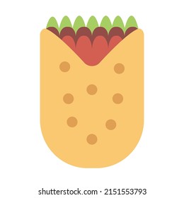 Burrito Icon Vector For Use