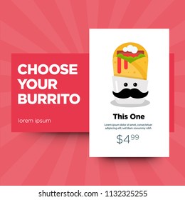 Burrito Recipe App Design