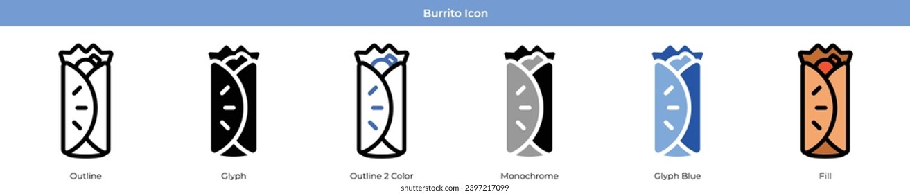 Burrito set with 6 style