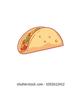 Burrito Vector Illustration
