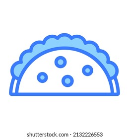 burrito vector Line Icon. Simple Creative vector Line Icon