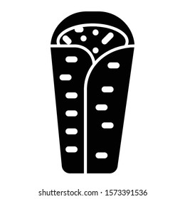 burritos icon glyph vector design