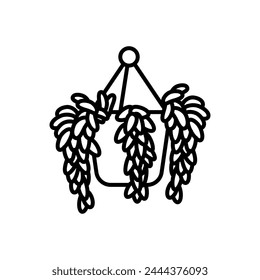 Burros Tail  icon in vector. Logotype