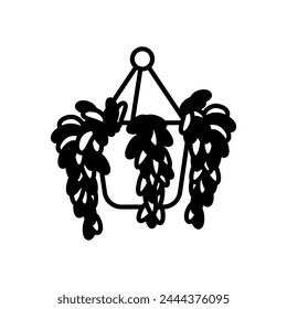 Burros Tail  icon in vector. Logotype