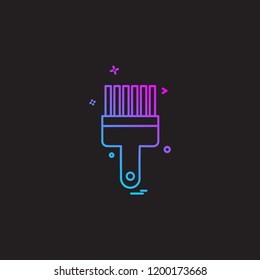 bursh paint icon vector design