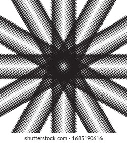 burst background comic style pop art.  blast halftone dots. 