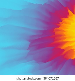 Burst, Fire and Explosion. Abstract background. Modern pattern. Vector Illustration For Your Design. 