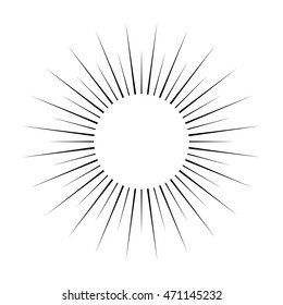 burst frame isolated background vector illustration design