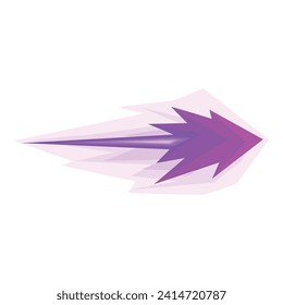 Vector de dibujos animados de iconos de impacto de ráfaga. juguete alienígena espacial. Rayo de pistola láser
