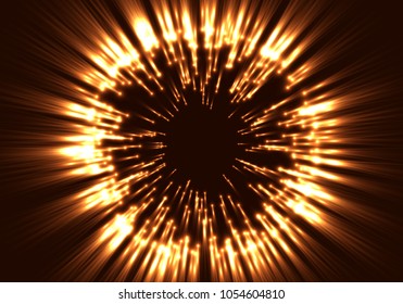 Burst lines with lights. Vector digital graphic for brochure, website, flyer, print, poster, other design