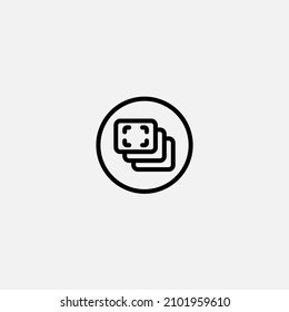 Burst mode icon sign vector,Symbol, logo illustration for web and mobile
