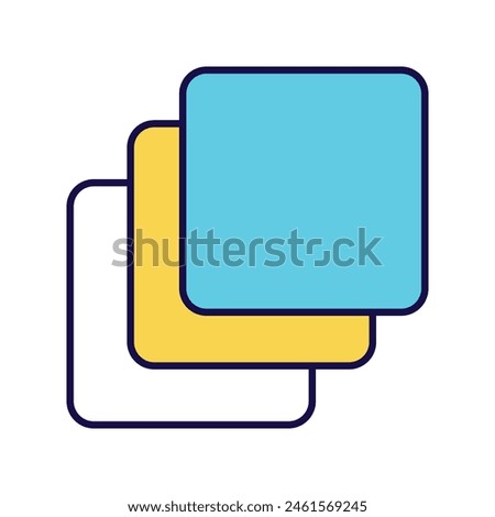 burst mode icon with white background vector stock illustration