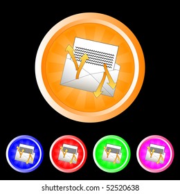 Burst send-receive mail vector buttons