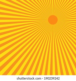 burst summer vector illustration