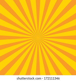 Burst vector background - Yellow