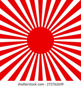 Bursting background with rays and and circle