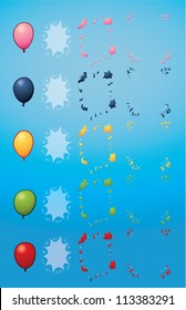 Bursting balloons sequence