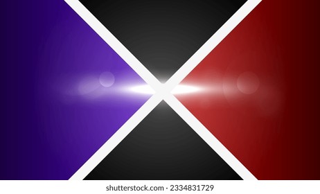 Bursting Bokeh Lights Fighting Versus Template Background