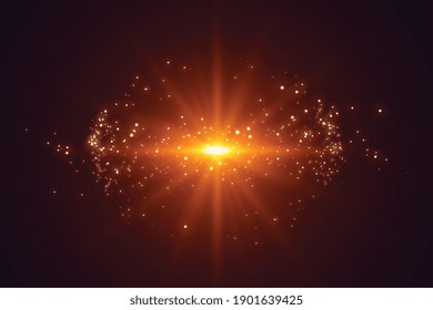 bursting lights lens flare effect background