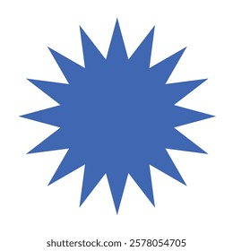 bursting shape speech bubbles. starburst and sunburst cartoon with color on white background
