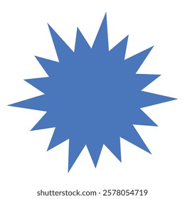bursting shape speech bubbles. starburst and sunburst cartoon with color on white background