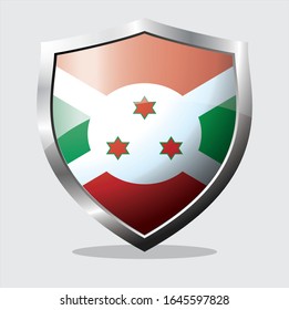 Burundi-Landesflagge-Symbol  