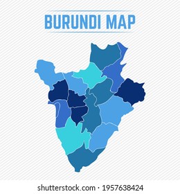 Burundi Detailed Map With Cities