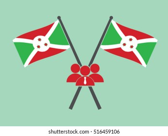 Burundi Emblem Boss