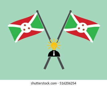 Burundi Emblem Brilliant Politician