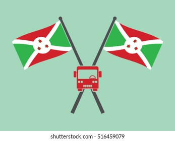 Burundi Emblem Bus Public