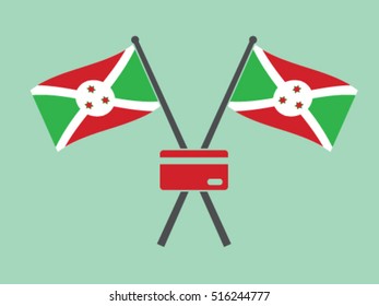 Burundi Emblem Credit Debit Bank