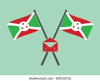 Burundi Emblem Mail