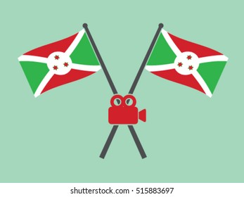 Burundi Emblem Video Footage
