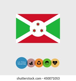 Burundi flag