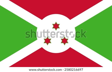 Burundi Flag, Flag of Burundi