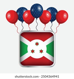 Burundi Flag Independence Day Celebration