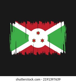 Burundi Flag Vector. National Flag