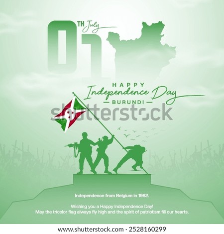 Burundi Independence Day Burundi Independence Day Creative ads Design for Social Media Poster