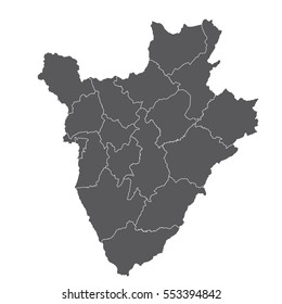burundi map