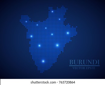 burundi map page symbol for your web site design burundi map logo, app, UI. Wire frame 3D mesh polygonal network line, design sphere, dot and structure. burundi map.vector illustration eps 10.