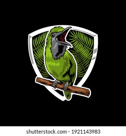 Burung Cucak Ijo Indonesia Logo