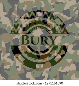 Bury on camo texture