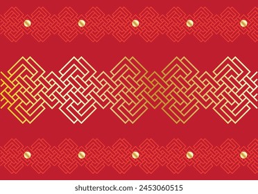 Buryad Mongolian ornament vector wallpaper	
