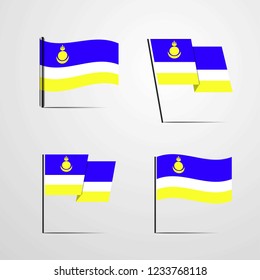 Buryatia waving flag